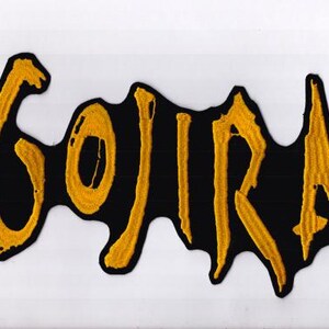 Gojira - Yellow Logo Back Patch
