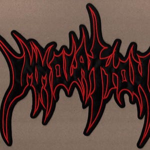 Immolation - Red Logo Back Patch