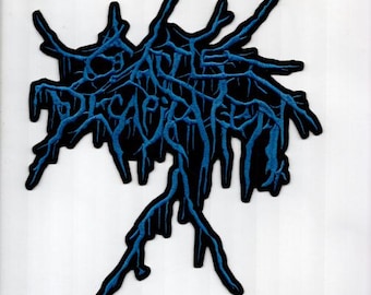 Écusson dorsal logo bleu « Bétail décapité »