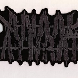 Anaal Nathrakh - Grå Logotyp 2 Rygglappar