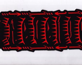 Revenge - Red Logo Back Patch