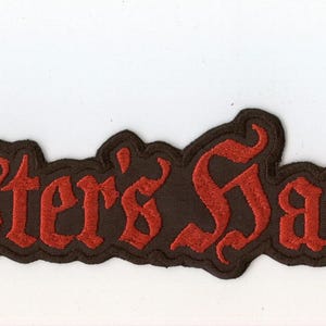 Masters Hammer- Rotes Logo Rückenaufnäher