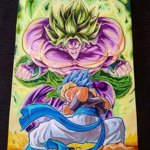 Ultimate Fusions Vegito Blue & Gogeta Blue (Dokkan Battle 5th  Anniversary)/DragonBall Poster A4