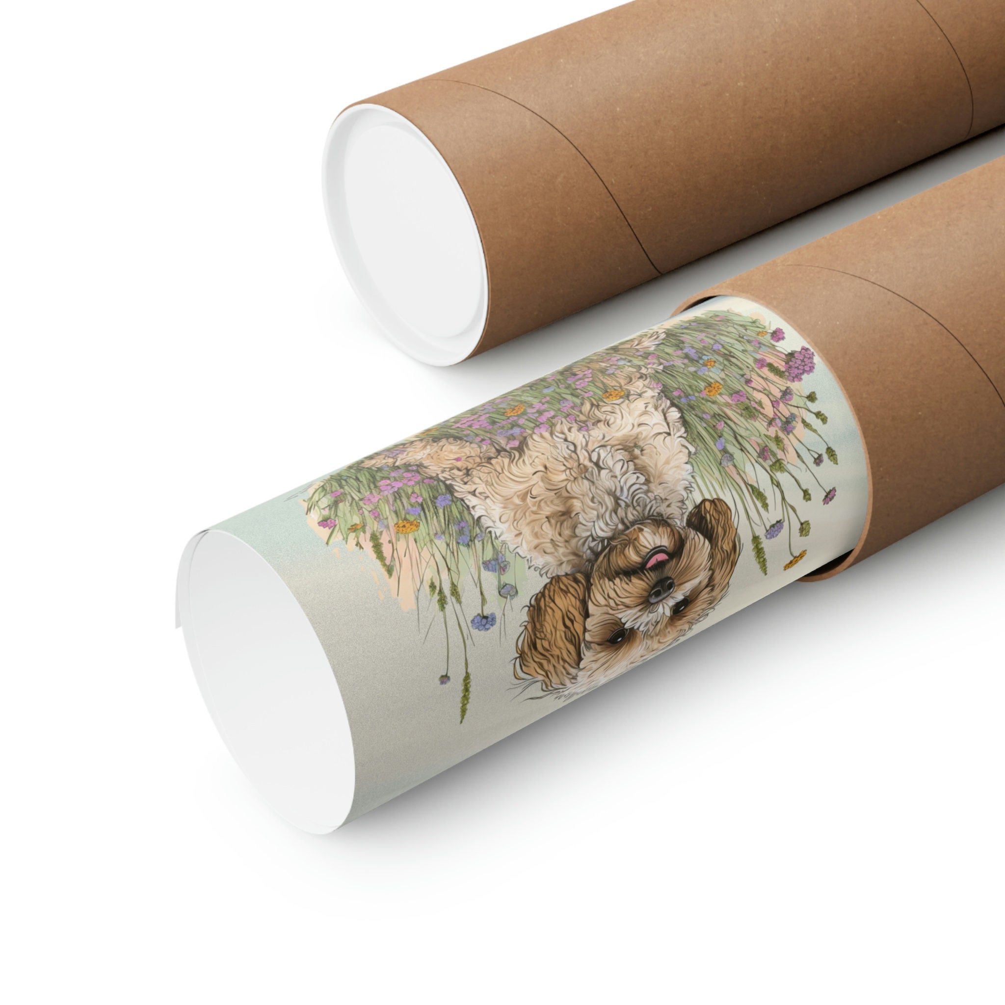 Cavapoo Dog Artwork With Poem | Multiple Sizes | Home Decor | Gift for ...