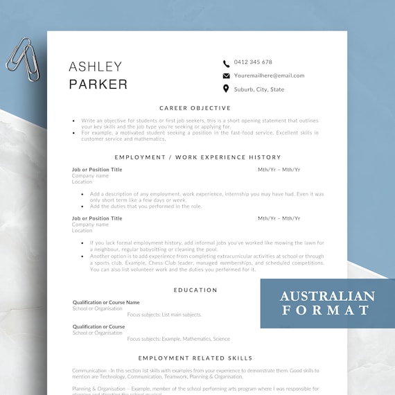 First Job Cv Examples Student Cv Template For First Job