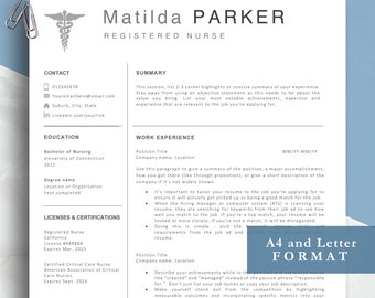Australian Executive Resume Template + Cover Letter and References | CV Bundle for Word and Pages