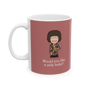 Doctor Who Tom Baker Fourth Doctor Coffee Mug- Dr Who Fan Gift - 11oz/15oz Ceramic Cup