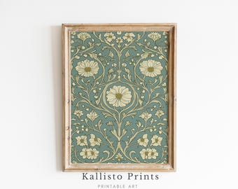 William Morris Floral Print | Vintage Botanical Wall Art (Digital Download)