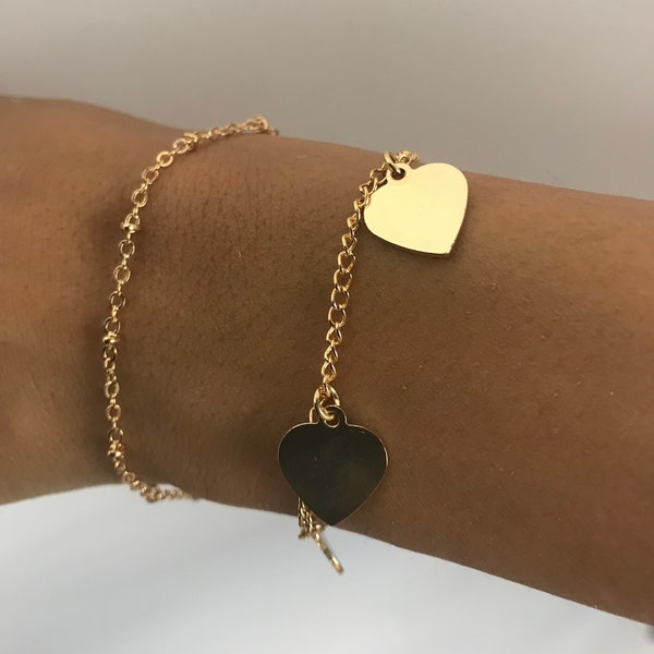 Heaven of hearts bracelet