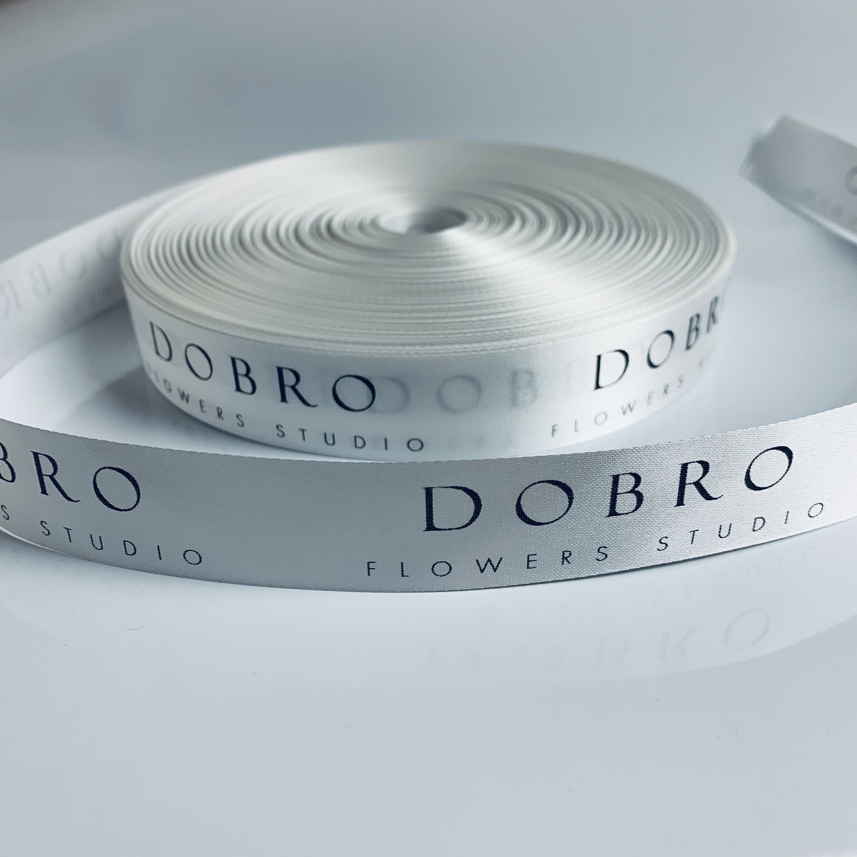 Ribbon printed with words sale