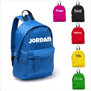 Sac à dos personnalisé pour enfants, sac d'école avec nom, sac à dos d'école personnalisé, idéal pour les garçons et les filles de tous âges, cadeaux pour écoliers