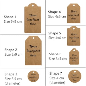 Benutzerdefinierte Craft Tags, personalisierte Tags, Braunpapier Tags, Business Logo Tag, Kraft Etiketten, maßgeschneiderte Tags, Logo Tags, handgemachte Tags, Geschenkanhänger