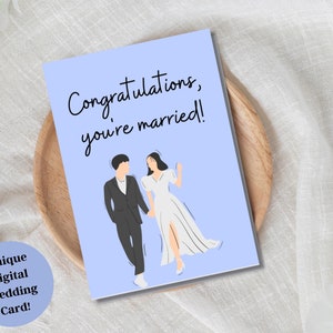 PRINTABLE Wedding Card Wedding Card Printable Digital Wedding Card ...