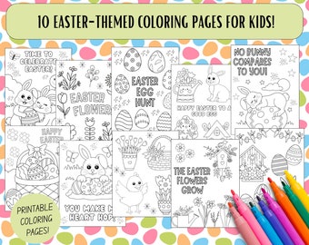 10 Easter Coloring Pages for Kids | Printable Designs (PDF Download)