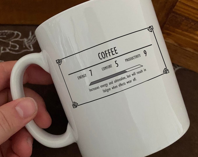 Video Game Themed Mug - Skyrim Coffee Item Mug - Funny Gaming Mug