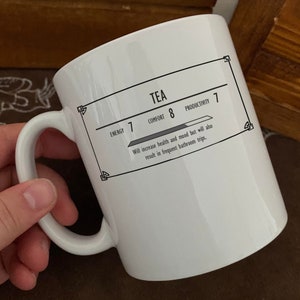 Video Game Themed Mug - Skyrm Inspired Tea/Coffee Item Mug - Funny Gaming Mug