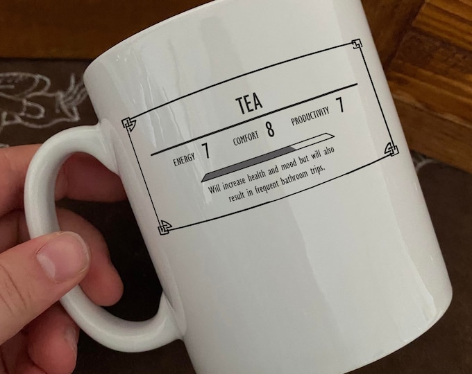 Video Game Themed Mug - Skyrim Tea Item Mug - Funny Gaming Mug
