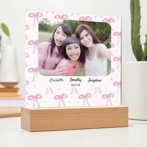 Personalized Photo LED Acrylic Decor, Customized Lamp, Custom Name Gift, Graduation Gift, Custom Nightlight, Best Friend Gift, Birthday Gift
