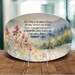 Personalized Platter With Bible Verse Christian Gift Wildflower Art ...