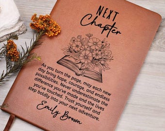 nächstes Kapitel Journal, personalisiertes Boss Abschiedsgeschenk, neuer Job Neuanfänge Geschenk, Ruhestand Abschiedsgeschenk für Coworker, Firmengeschenk