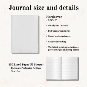 New Chapter Journal, Personalized Retirement Gifts for Women Coworker, Nurse Retirement Gift, Graduation Gift, New School, Hardcover Journal image 8