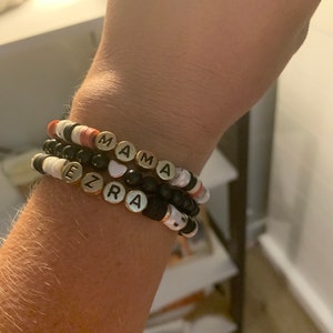 Mama beaded bracelets customizable