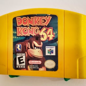 Nintendo N64 Game Cartridge Wallmount, Gamer Decor, Gaming, Video Games, Mancave