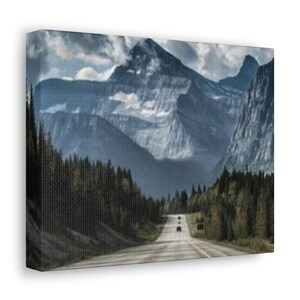 Into The Mountains Canvas