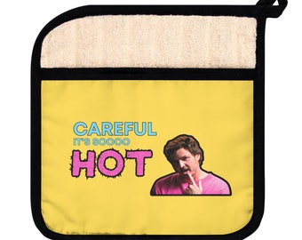 Pedro Pascal Pot Holder with Pocket - Yellow