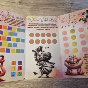 Klappkarte "Lets Play", Spielkarte mit vielen Aktionen / Sparchallenge (Art. 1093)