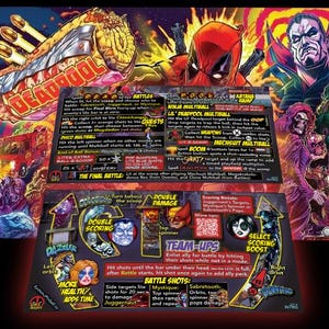 Mise à jour des cartes de règles v2 pour le flipper Deadpool (Stern, 2018) -- versions Prem/LE et Pro.