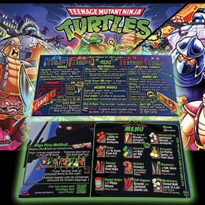 v2 Tarjetas de reglas actualizadas para el pinball de las Tortugas Ninja Mutantes Adolescentes (Stern, TMNT): versiones Pro o Prem/LE.