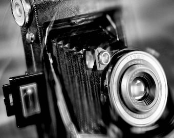 Vintage Wall Art Light Painting Old Camera Wall Decor Modern Art Vintage Photo Surreal Camera Art Photographer Gift Bar Decor Gift For Dad