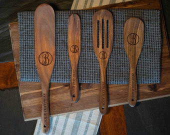 Spurtle Kitchen utensil Personalized Gist Set