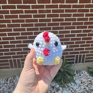 Crochet Chicken Plushie - Toy Amigurumi Stuffed Animal