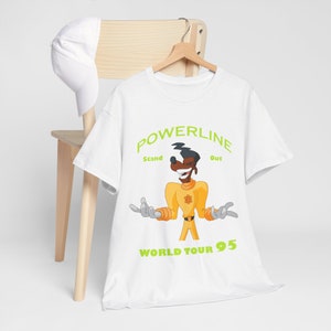 Disney A Goofy Movie Comfort Colors Shirt, A Goofy Movie Powerline Stand Out Tour Disney, Powerline Fanclub Tee, Goofy Powerline Max Goof