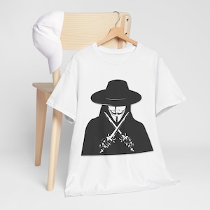 V wie Vendetta Anarchist Forever T-Shirt, Männer- und Frauengrößen