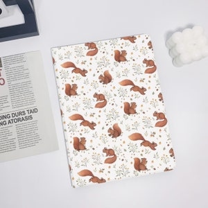 Cute Squirrels Pattern iPad Air 5 2022 iPad 10 2022 iPad 9 case,iPad Pro 11" 12.9'' 2022 iPad Pro 12.9'' 2021 iPad mini 6 case iPad case