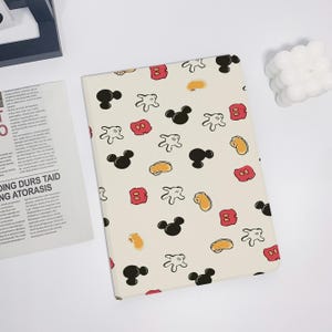 Mickey Cartoon Pattern iPad Pro Air 6 2024 iPad 10 2022 iPad 9 case,iPad Pro 11" 12.9'' 2022 iPad Pro 12.9'' 2021 iPad mini 6 case iPad case