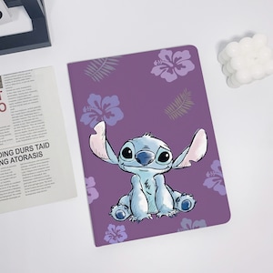 Dark Puple Flowers Stitch iPad Air 5 2022 iPad 10 2022 iPad 9 case,iPad Pro 11" 12.9'' 2022 iPad Pro 12.9'' 2021 iPad mini 6 case ipad case