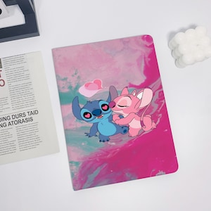 Marble Stitch and Angel  iPad Air 5 2022 iPad 10 2022 iPad 9 case,iPad Pro 11" 12.9'' 2022 iPad Pro 12.9'' 2021 iPad mini 6 case ipad case