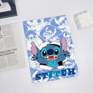 Cartoon Stitch Blue iPad Air 5 2022 iPad 10 2022 iPad 9 case,iPad Pro 11" 12.9'' 2022 iPad Pro 12.9'' 2021 iPad mini 6 case iPad case