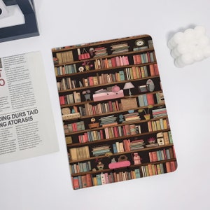 Bookshelf iPad Air 5 2022 iPad 10 2022 iPad 9 case,iPad Pro 11&quot; 12.9&#39;&#39; 2022 iPad Pro 12.9&#39;&#39; 2021 iPad mini 6 case ipad case