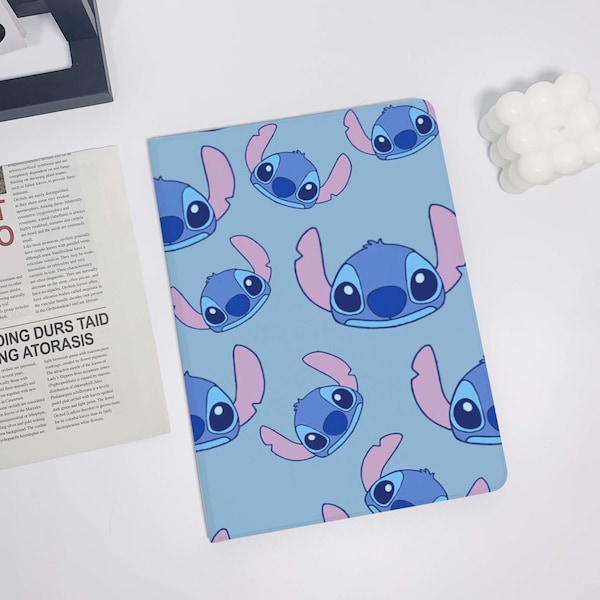 Cute stitch iPad Air 5 2022 iPad 10 2022 iPad 9 case,iPad Pro 11" 12.9'' 2022 iPad Pro 12.9'' 2021 iPad mini 6 case ipad case