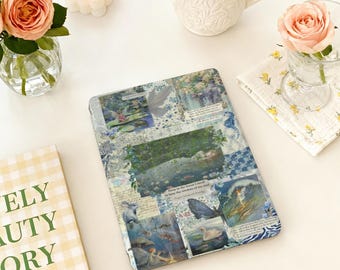 Vintage Collage iPad Case for iPad Pro 11/13 inch 2025 iPad Air 7/6/5/4 Case, iPad Mini 6/7, iPad Pro 12.9" 11"10.9", iPad 10/9/8th Cover