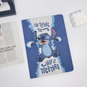 Étui pour iPad Air 5 2022 Funny Stitch pour iPad 10 2022, iPad Pro 11" 12,9 pouces 2022 Coque iPad mini 6 2021 pour iPad Pro 12,9 pouces