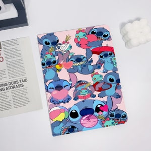 Lilo & Stitch Pink iPad Air 5 2022 iPad 10 2022 iPad 9 case,iPad Pro 11" 12.9'' 2022 iPad Pro 12.9'' 2021 iPad mini 6 case ipad case