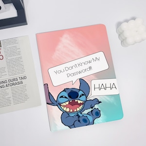 Funny Stitch Cute iPad Air 5 2022 iPad 10 2022 iPad 9 case,iPad Pro 11" 12.9'' 2022 iPad Pro 12.9'' 2021 iPad mini 6 case ipad case