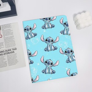 Baby Blue Stitch iPad Air 5 2022 iPad 10 2022 iPad 9 case,iPad Pro 11" 12.9'' 2022 iPad Pro 12.9'' 2021 iPad mini 6 case ipad case