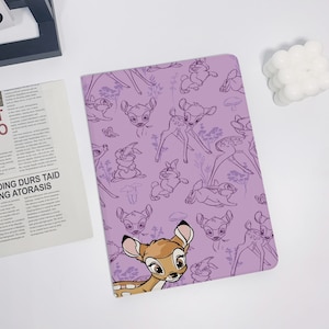 Purple Pretty Deer iPad Air 5 2022 iPad 10 2022 iPad 9 case,iPad Pro 11" 12.9'' 2022 iPad Pro 12.9'' 2021 iPad mini 6 case ipad case